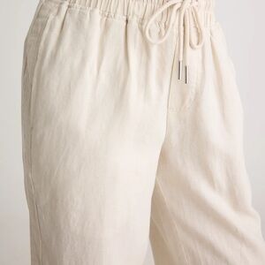 100% European Linen Wide Leg pants New - no tag - color sand